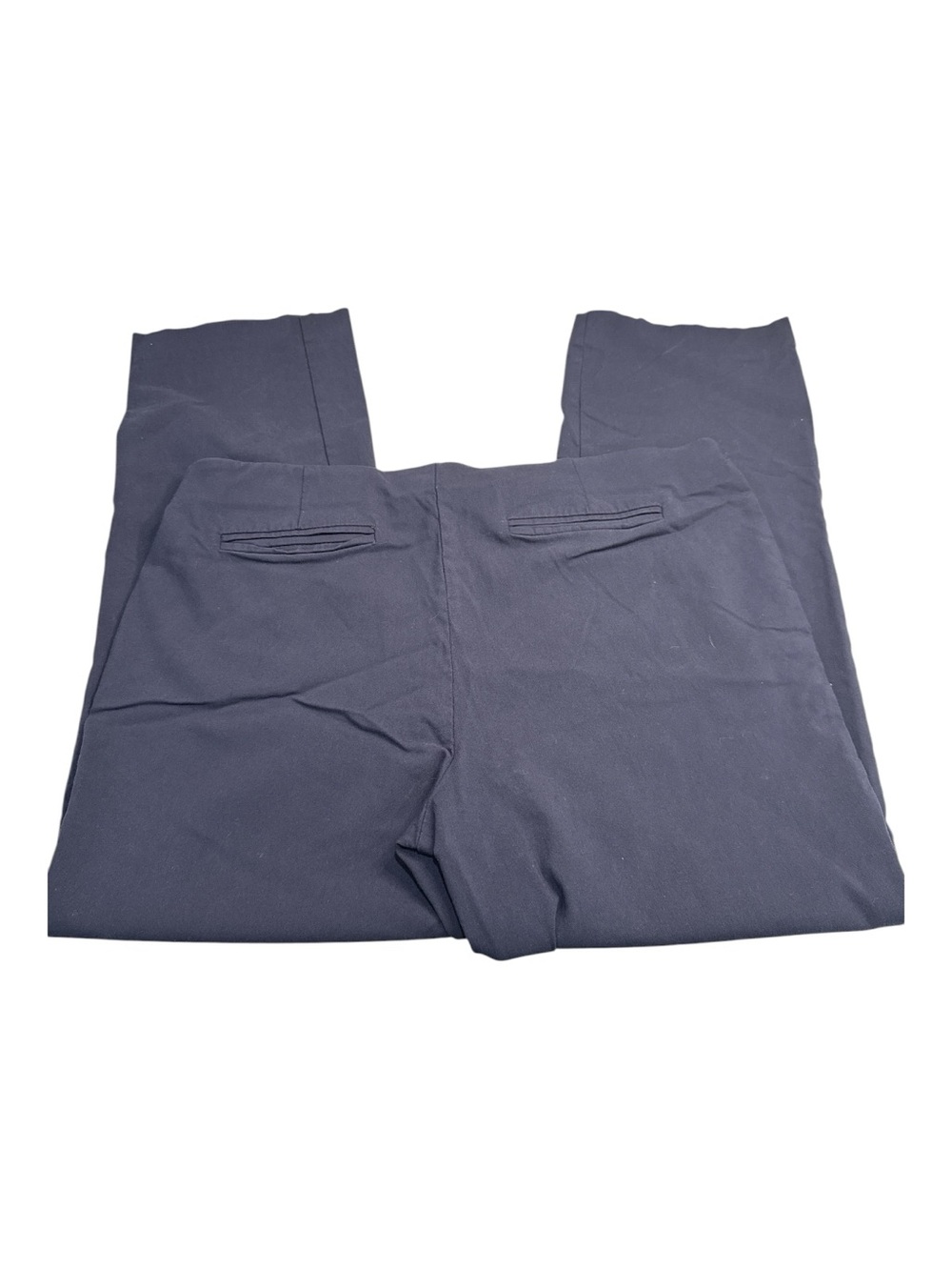 George Women’s Navy Straight Crop Pull-On Pants Size 18P Petite Career Office - Picture 4 of 5